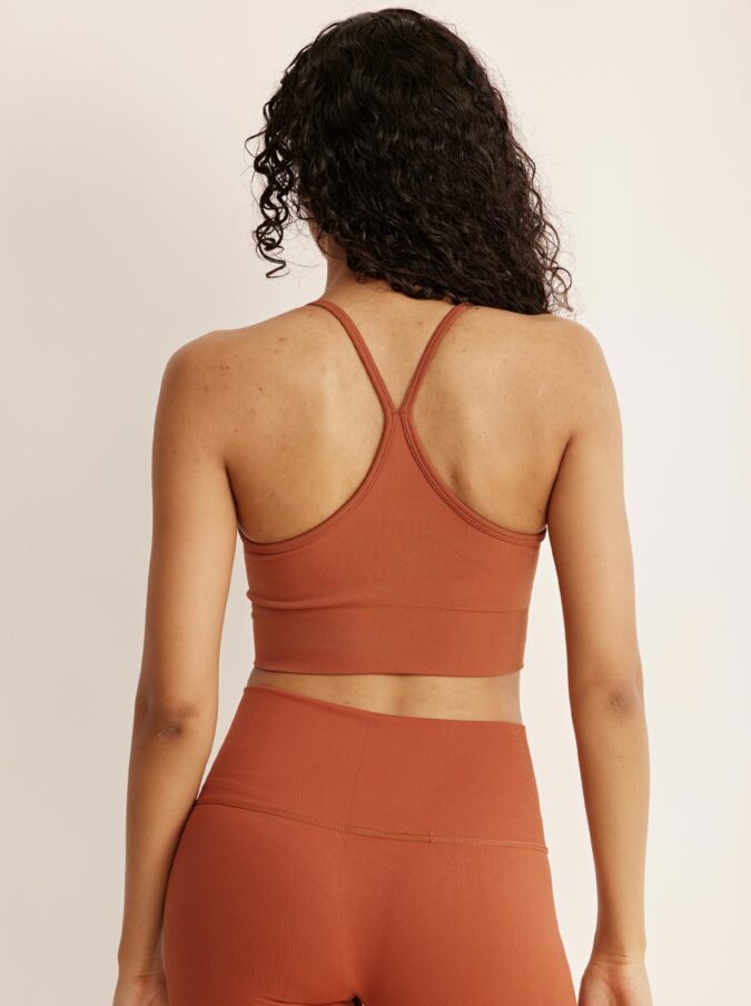 גוזייה Essential Longline Racerback קינמון